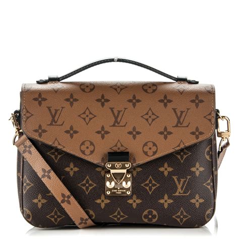 louis vuitton monogram pochette metis|LOUIS VUITTON Reverse Monogram Pochette Metis.